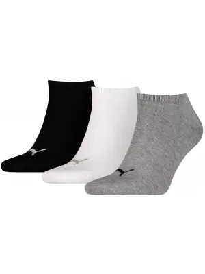 Ponožky PUMA SNEAKER PLAIN 3P sivá