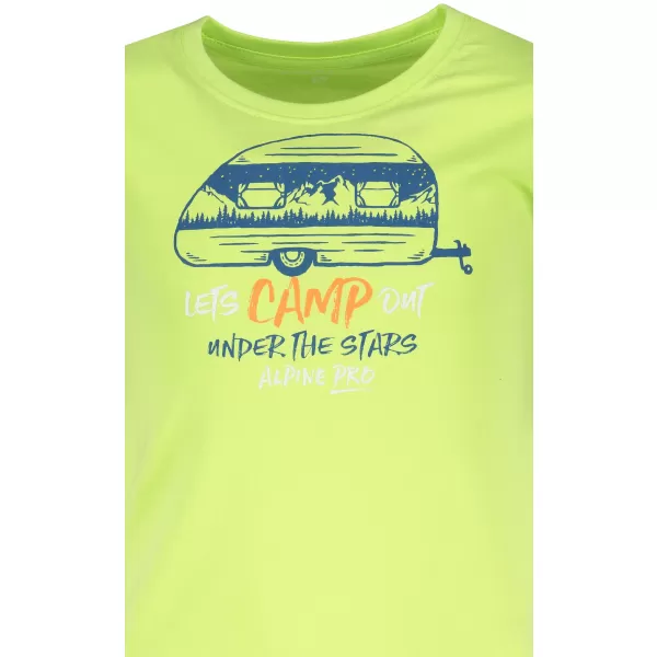  T -shirt ALPINE PRO MATTERO 3 KTST313 ZELENÝ 