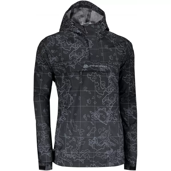  Pánska bunda ALPINE PRO PADRIG MJCT460 ČIERNA 