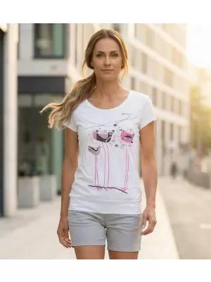 Dámske tričko ALTISPORT CARRYOVER ALW043120 BIELA