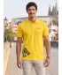 Pánske tričko s golierom ALTISPORT ALM013203 JANTÁROVÁ