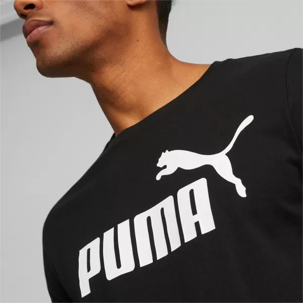  Pánske tričko PUMA ESS LOGO TEE PUMA BLACK 