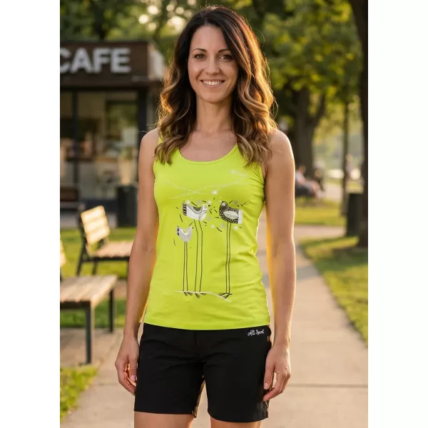  Dámske tielko ALTISPORT CARRYOVER ALW043136 VÁPNO 