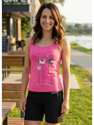 Dámske tielko ALTISPORT CARRYOVER ALW043136 PURPUROVÁ