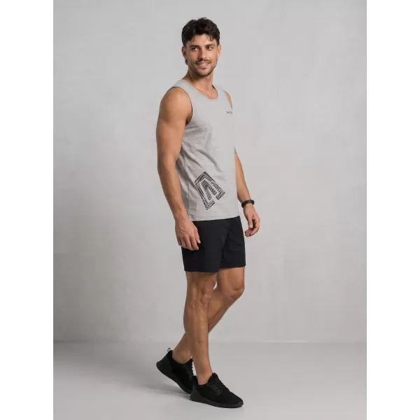  Pánske tielko ALTISPORT ALM013142 TMAVOSIVÝ MELÍR 