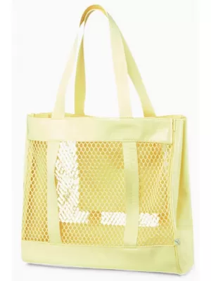 Dámska taška PUMA CORE NET SHOPPER YELLOW PEAR