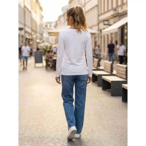 Dámske tričko s dlhým rukávom ALTISPORT CARRYOVER ALW043169 BIELA 