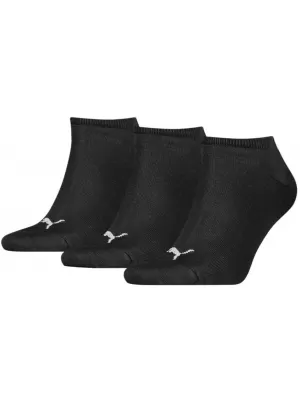 Ponožky PUMA SNEAKER PLAIN 3P čierna