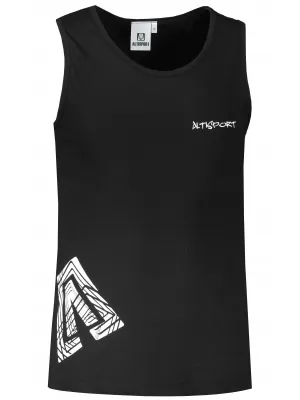 Pánske tielko ALTISPORT ALM013142 ČIERNA