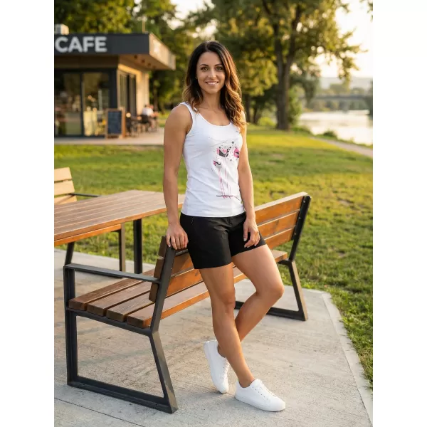  Dámske tielko ALTISPORT CARRYOVER ALW043136 BIELA 