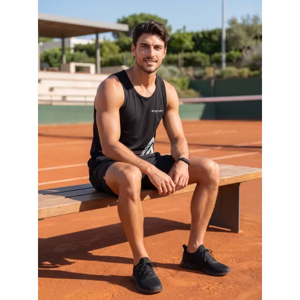 Pánske tielko ALTISPORT ALM013142 ČIERNA 