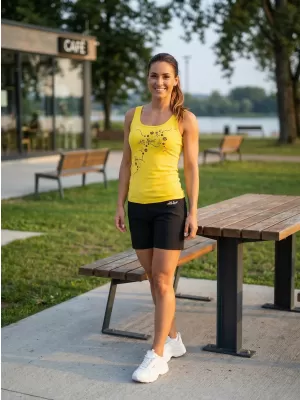 Dámské tílko ALTISPORT CARRYOVER ALW009136 ŽLUTÁ