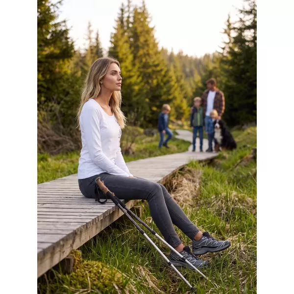  Dámske tričko s dlhým rukávom ALTISPORT CARRYOVER ALW029169 BIELA 
