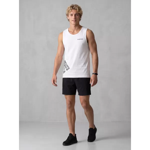  Pánske tielko ALTISPORT ALM013142 BIELA 