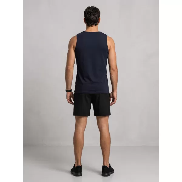  Pánske tielko ALTISPORT ALM013142 NÁMORNÍCKA MODRÁ 