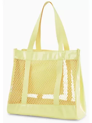 Dámska taška PUMA CORE NET SHOPPER YELLOW PEAR