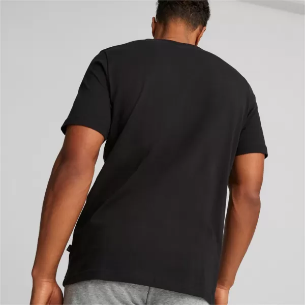  Pánske tričko PUMA ESS LOGO TEE PUMA BLACK 