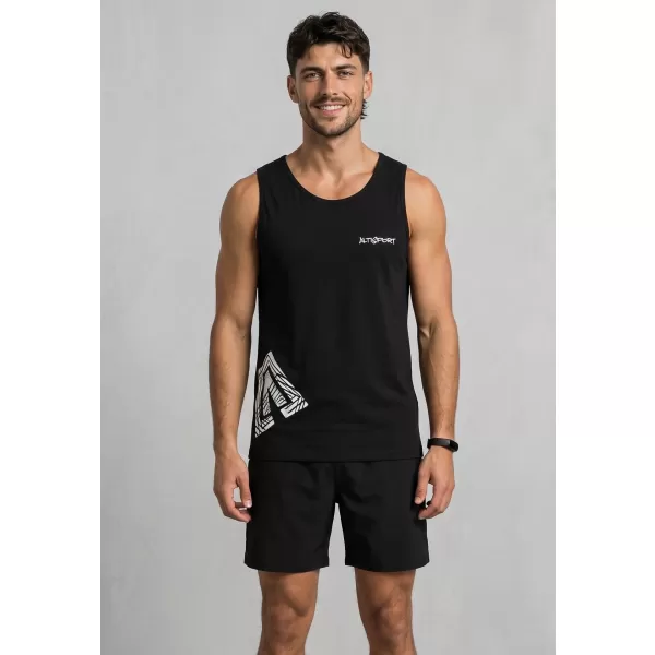  Pánske tielko ALTISPORT ALM013142 ČIERNA 