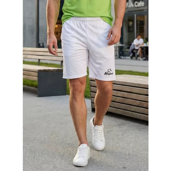  Pánske šortky ALTISPORT ALM003612 BIELA 