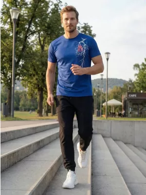 Pánske funkčné tričko ALTISPORT CARRYOVER ALM027124 KRÁĽOVSKÁ MODRÁ
