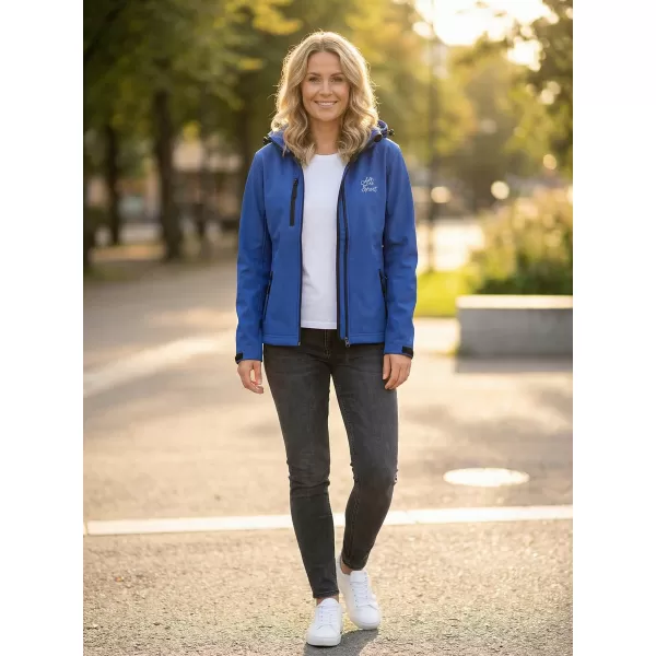  Dámska softshellová bunda ALTISPORT ALW056521 KRÁĽOVSKÁ MODRÁ 