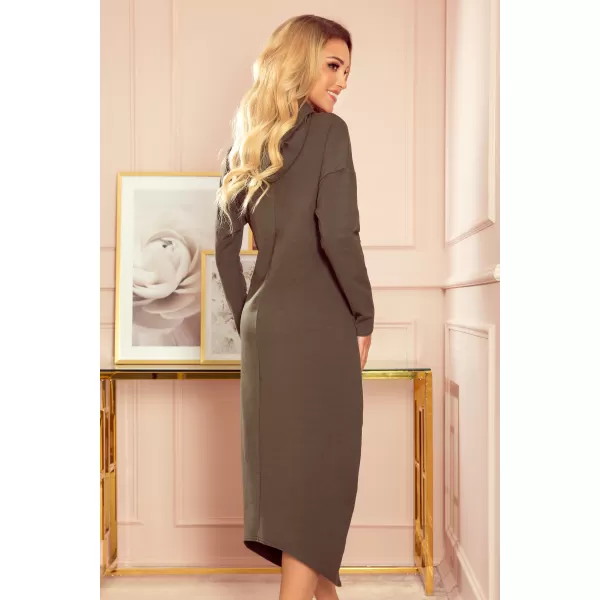  Dámske šaty NUMOCO HARPER A333-2 KHAKI 