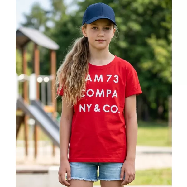  Dievčenské tričko s krátkym rukávom SAM 73 MELANIE GT 551 červená 