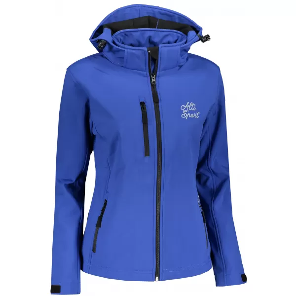  Dámska softshellová bunda ALTISPORT ALW056521 KRÁĽOVSKÁ MODRÁ 
