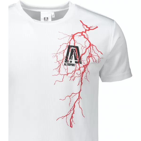  Pánske funkčné tričko ALTISPORT CARRYOVER ALM027124 BIELA 