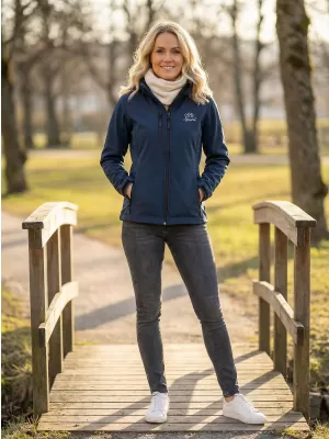 Dámska softshellová bunda ALTISPORT ALW056521 NÁMORNÁ MODRÁ