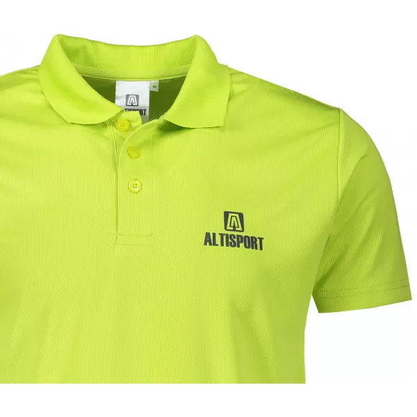  Pánske funkčné tričko s golierom ALTISPORT ALM006217 VÁPNO 