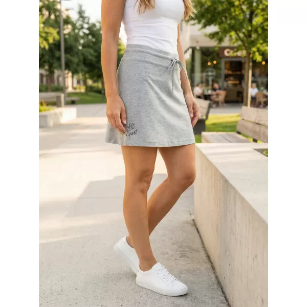  Dámska sukňa ALTISPORT ALW056604 TMAVO ŠEDÝ MELÍR 
