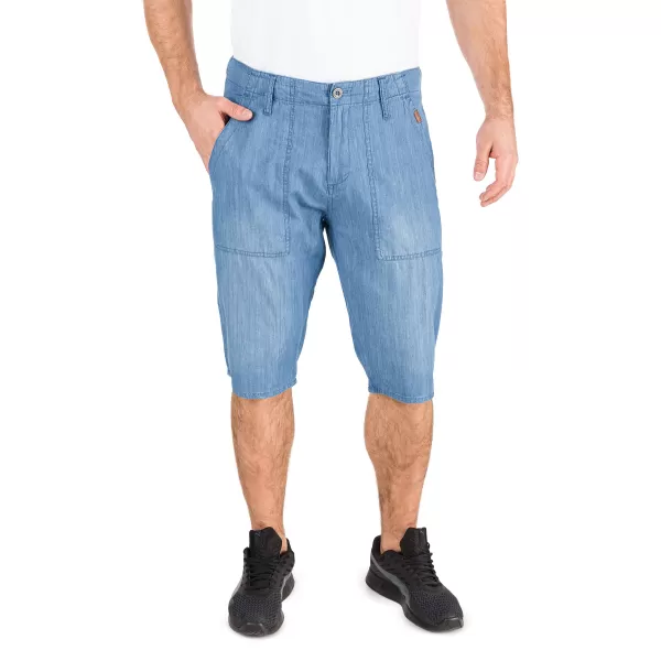  Pánske šortky SAM 73 GRIFF MS 736 SVETLÝ DENIM 