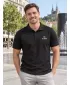 Pánske funkčné tričko s golierom ALTISPORT ALM006217 ČIERNA