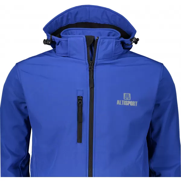  Pánska softshellová bunda ALTISPORT ALM006522 KRÁĽOVSKÁ MODRÁ 