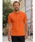 Pánske tričko s golierom ALTISPORT CARRYOVER ALM065203 ORANŽOVÁ