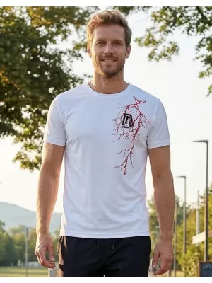 Pánske funkčné tričko ALTISPORT CARRYOVER ALM027124 BIELA