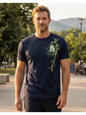 Pánske funkčné tričko ALTISPORT CARRYOVER ALM027124 NÁMORNÍCKA MODRÁ