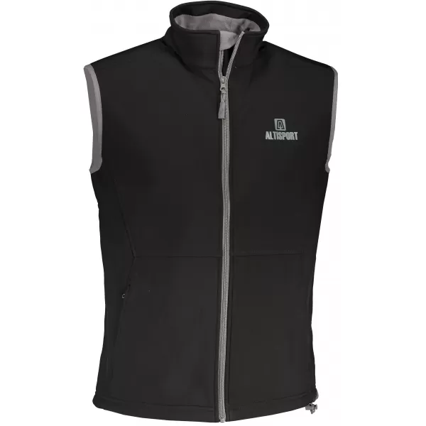  Pánska softshellová vesta ALTISPORT ALM006517 ČIERNA 