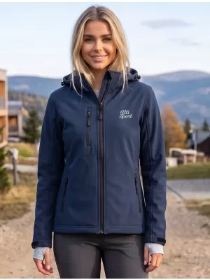 Dámska softshellová bunda ALTISPORT ALW056521 NÁMORNÁ MODRÁ