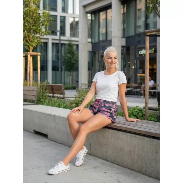  Dámske šortky ALTISPORT BARBA LPAT512 FIALOVÁ 