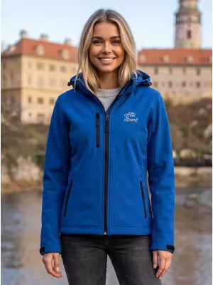 Dámska softshellová bunda ALTISPORT ALW056521 KRÁĽOVSKÁ MODRÁ