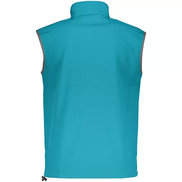  Pánska softshellová vesta ALTISPORT ALM006517 TMAVÝ TYRKYS 