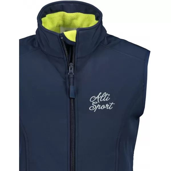  Dámska softshellová vesta ALTISPORT ALW056516 NÁMORNÁ MODRÁ 