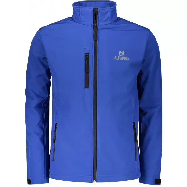  Pánska softshellová bunda ALTISPORT ALM006522 KRÁĽOVSKÁ MODRÁ 