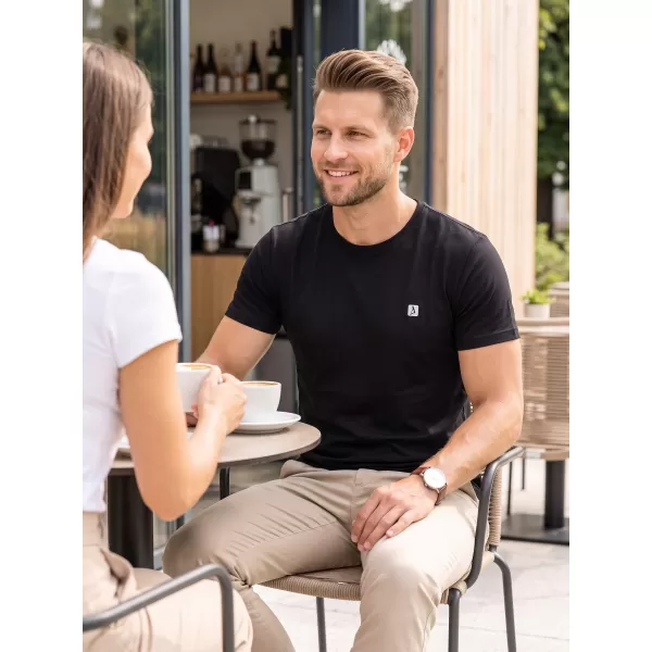  Pánské premium triko ALTISPORT CARRYOVER ALM065153 ČERNÁ 