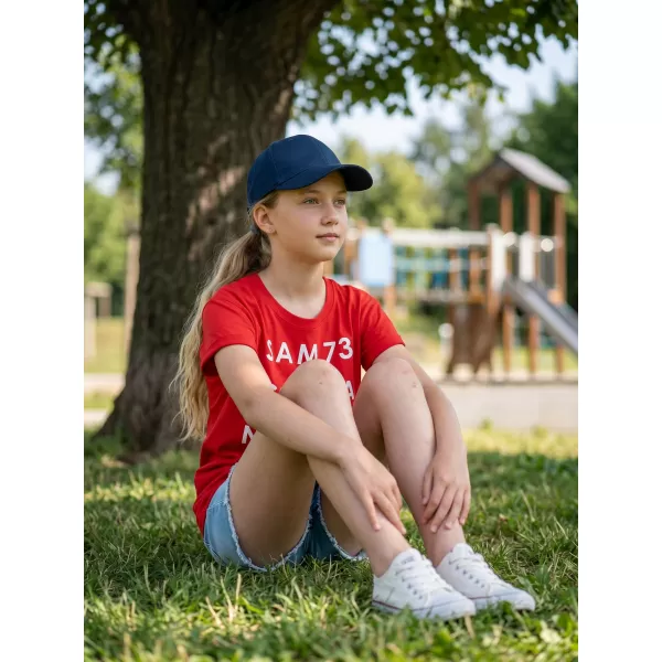  Dievčenské tričko s krátkym rukávom SAM 73 MELANIE GT 551 červená 
