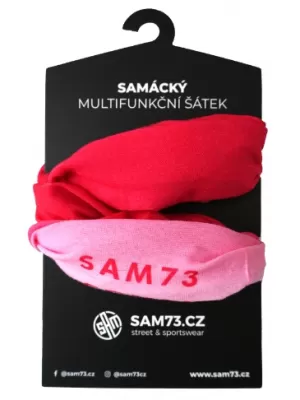 Multifunkčná šatka SAM 73 MORELIA UN 103 ružová