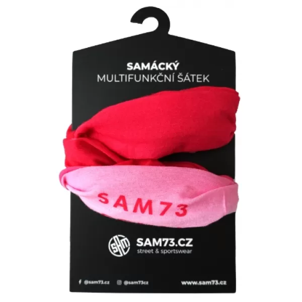  Multifunkčná šatka SAM 73 MORELIA UN 103 ružová 