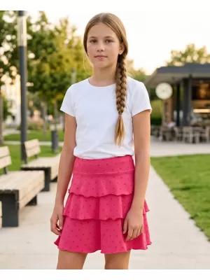 Dievčenské sukne SAM 73 KATIE GZ 527 TMAVO ružová
